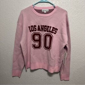 Urban Weekend Los Angeles 90 pullover sweatshirt in pink Size M NWT